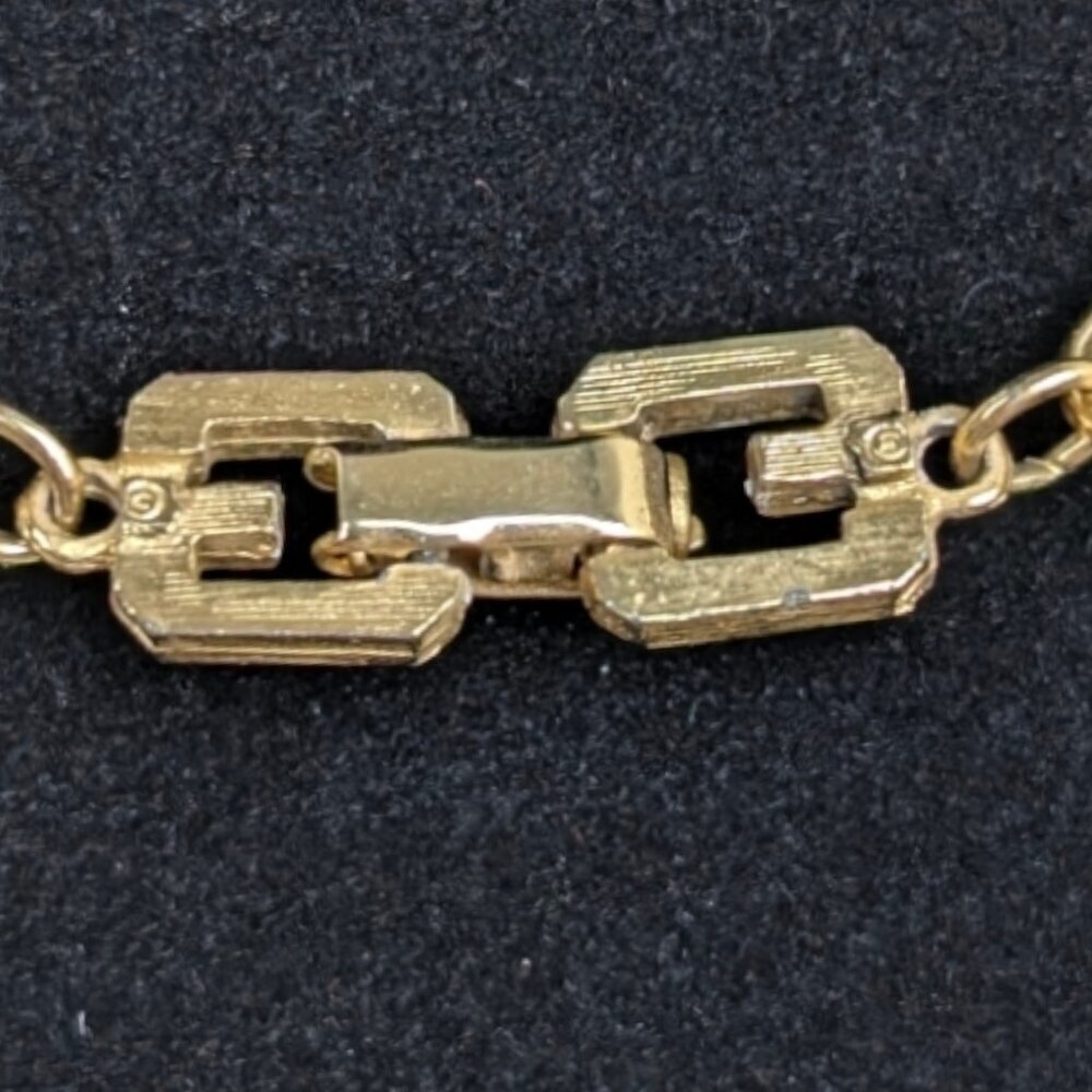 Vintage Long Gold Tone Round Link Rope Chain - Picture 5 of 6